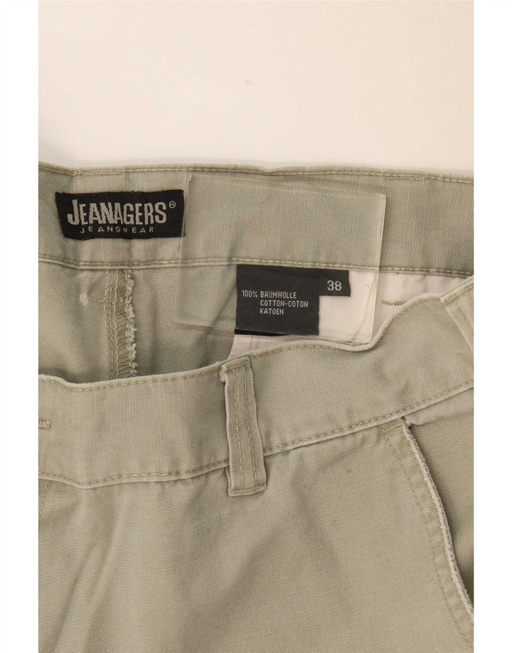 Jeanagers Pantalones cortos cargo para hombre W38 XL Algodón caqui