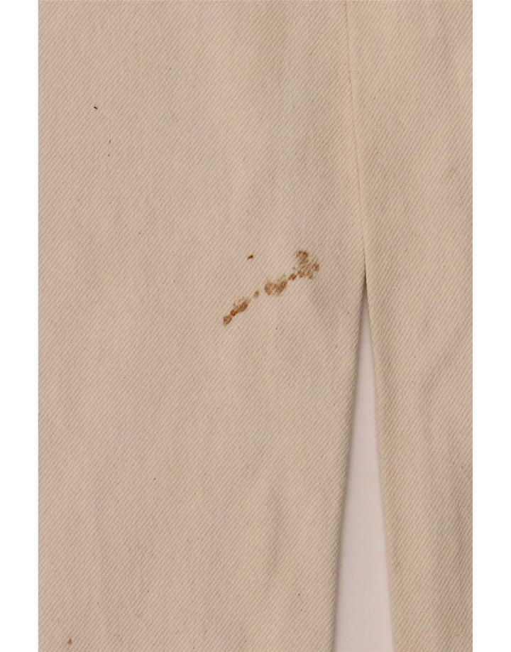 Wampum Vaqueros rectos para hombre IT 48 Medium W30 L32 Algodón blanco roto