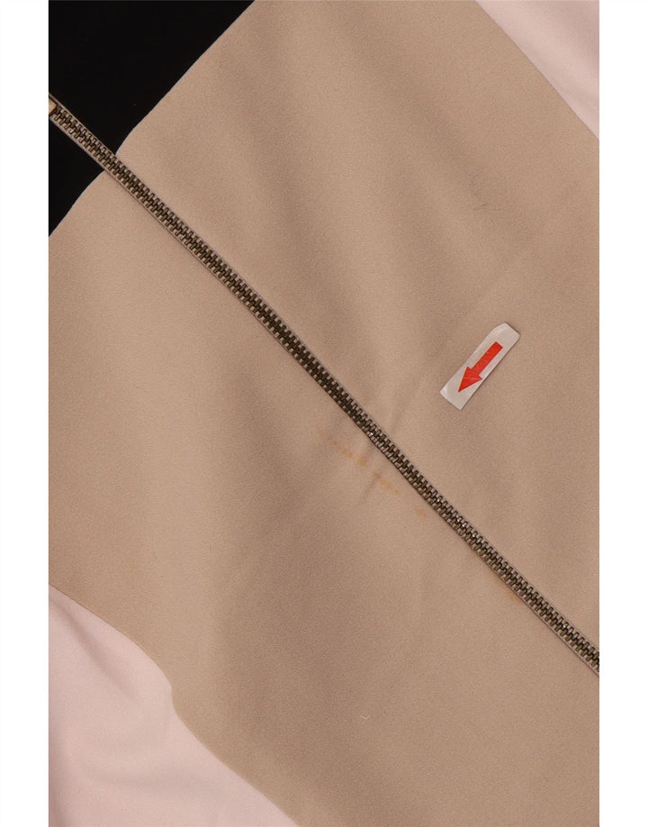 Marks & Spencer Chaqueta Bomber para Mujer UK 40 Medio Beige Colorblock