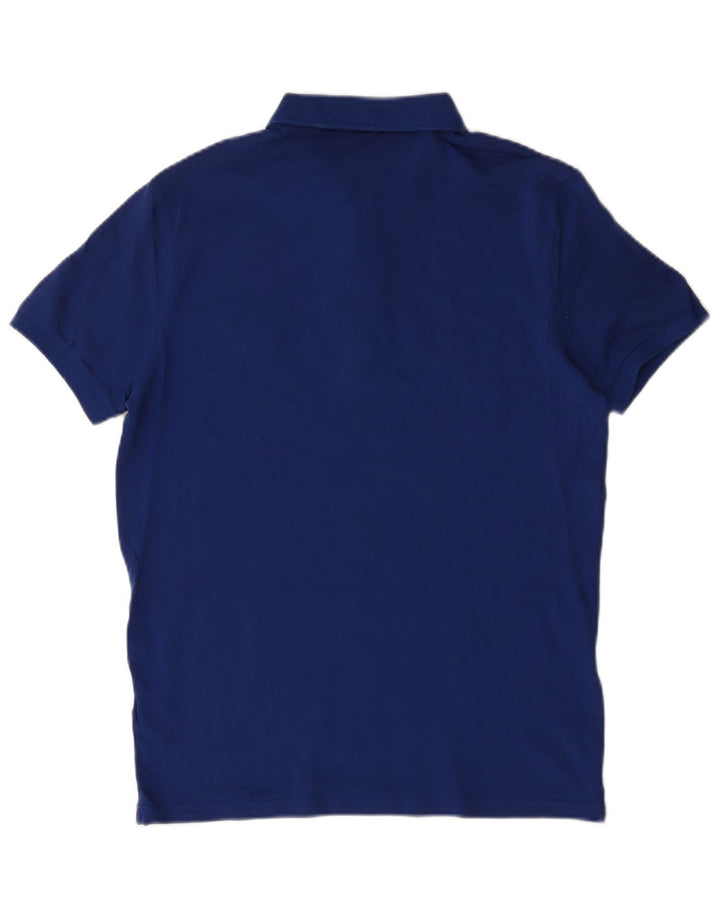 Hugo Boss Hombre | Polo slim fit de algodón azul medio