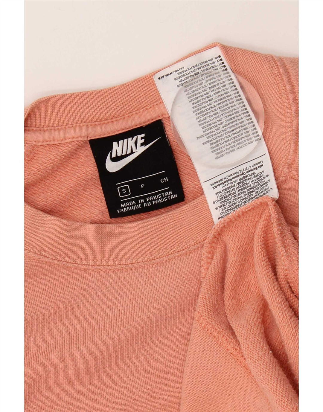 Nike - Sudadera extragrande para mujer, talla 10, algodón rosa pequeño