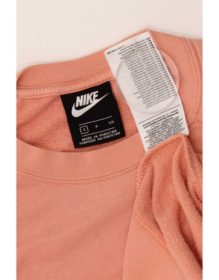 Nike - Sudadera extragrande para mujer, talla 10, algodón rosa pequeño