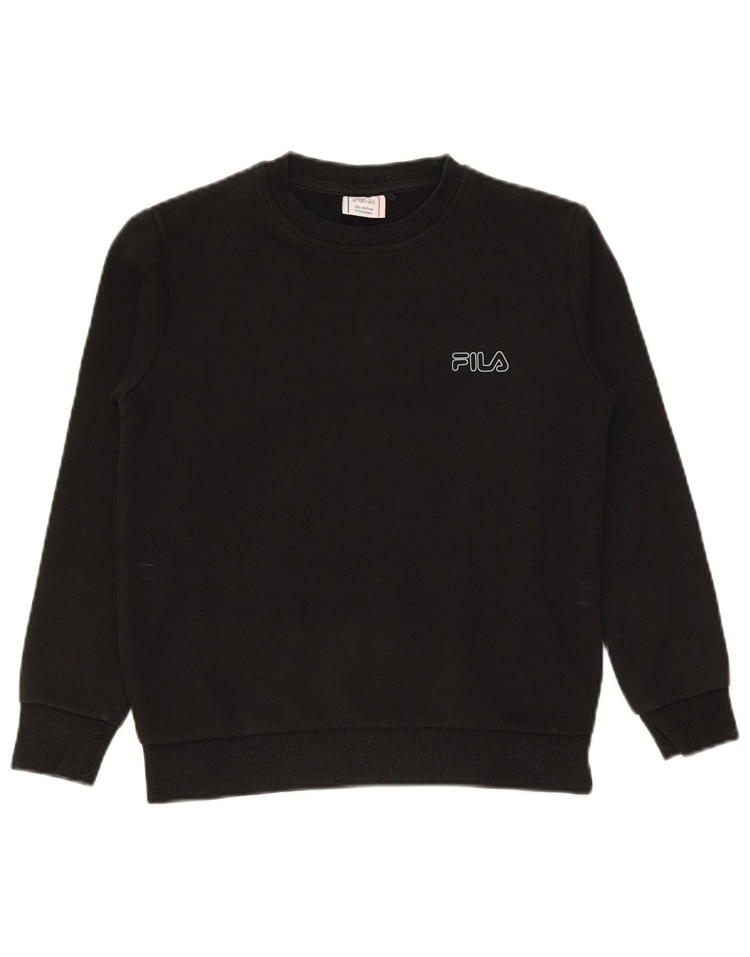 Fila Sudadera para niño Jumper 11-12 años Negro Algodón