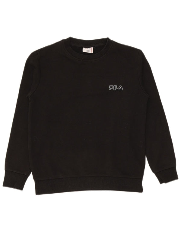 Fila Sudadera para niño Jumper 11-12 años Negro Algodón
