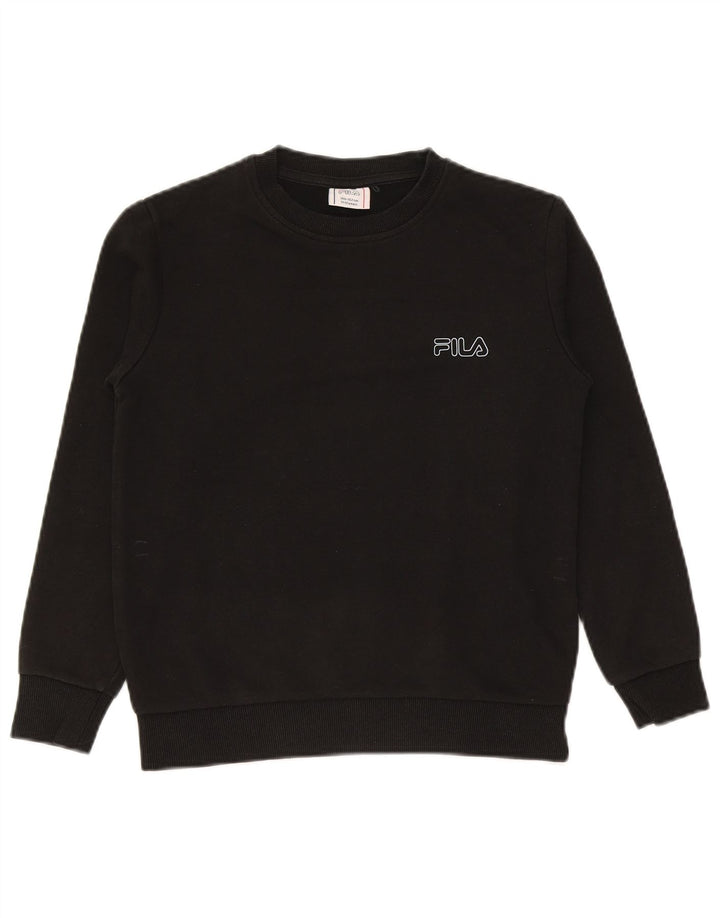 Fila Sudadera para niño Jumper 11-12 años Negro Algodón