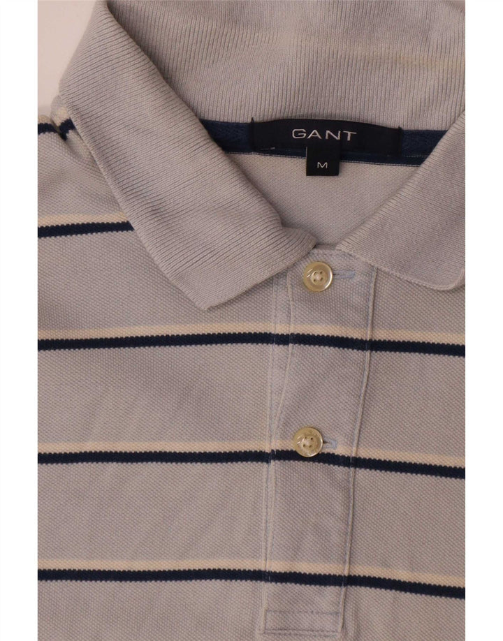 Gant Polo De Algodón A Rayas Azul Medio Hombre