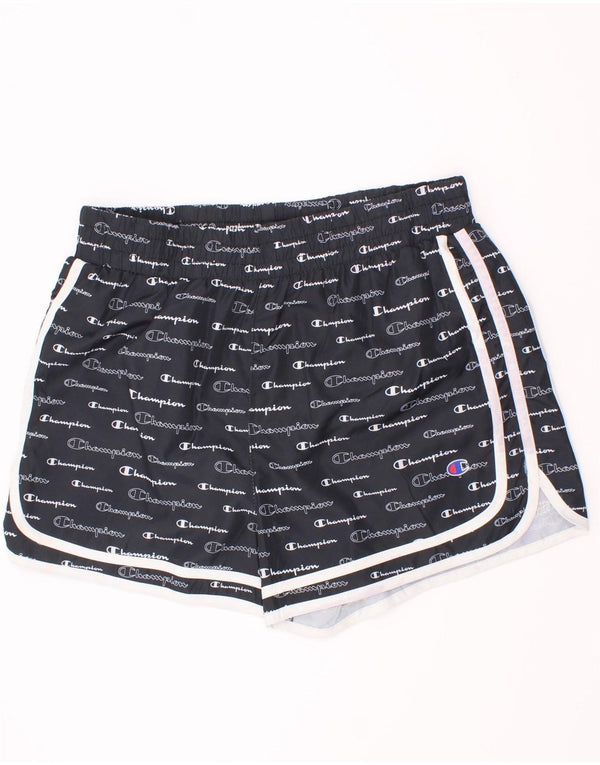 Champion Shorts deportivos gráficos para niñas 13-14 años XL Poliéster negro