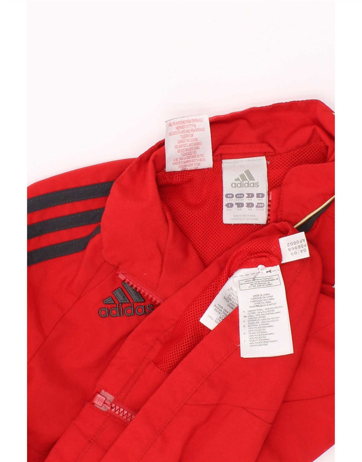 Adidas - Chaqueta de chándal Liverpool para niños, 3-4 años, Color Rojo