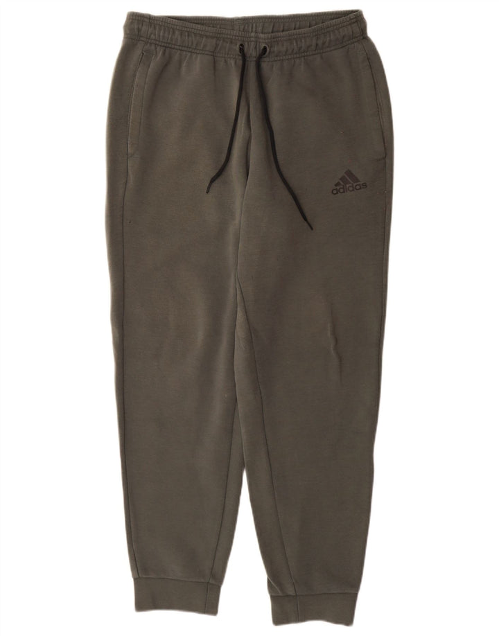 Adidas Hombre Pantalones De Chándal Joggers Algodón Verde Medio