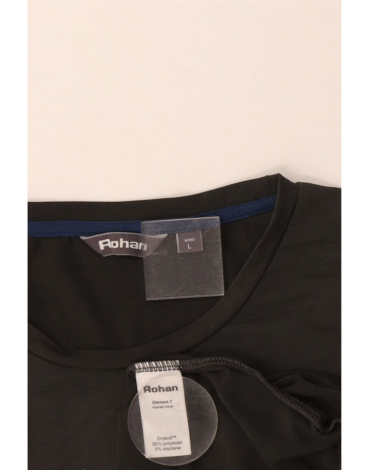 ROHAN Camiseta Hombre Top Grande Gris Poliéster