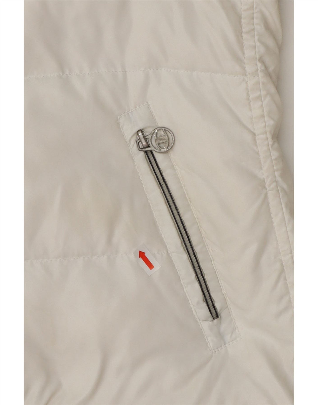 CHAMPION Womens Padded Jacket UK 14 Medium White