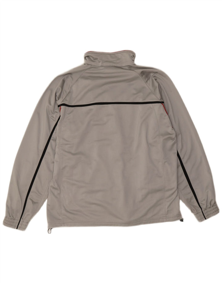 Diadora Chaqueta de chándal para hombre ES 40 Poliéster gris medio