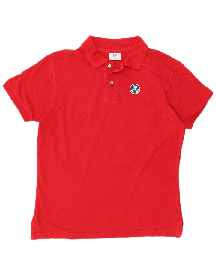 Polo North Sails Hombre Algodón Rojo Medio