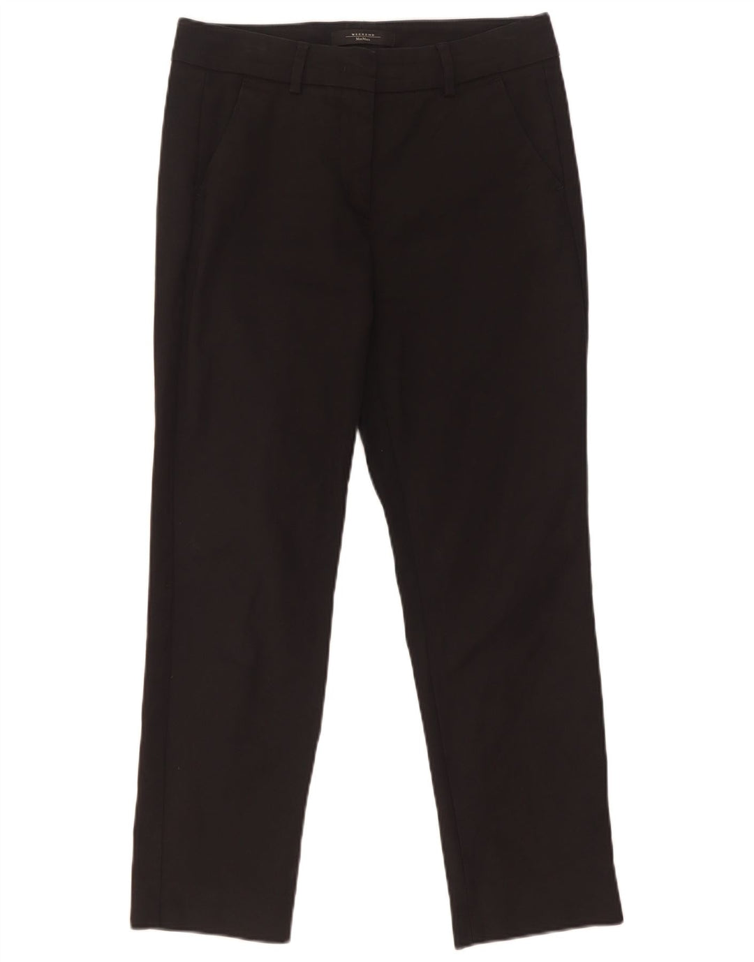 Max Mara Mujer Weekend Slim Chino Pantalones W30 L26 Negro