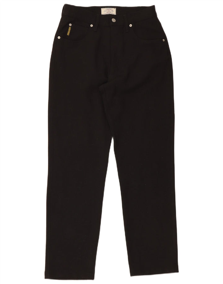 Armani Mujer Pantalones Casuales Slim W31 L31 Lana Negra