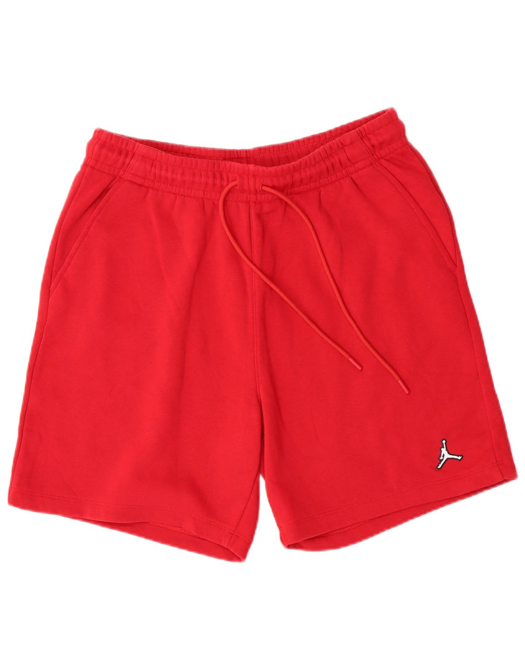 Jordan - Pantalones cortos deportivos para hombre (algodón rojo grande)