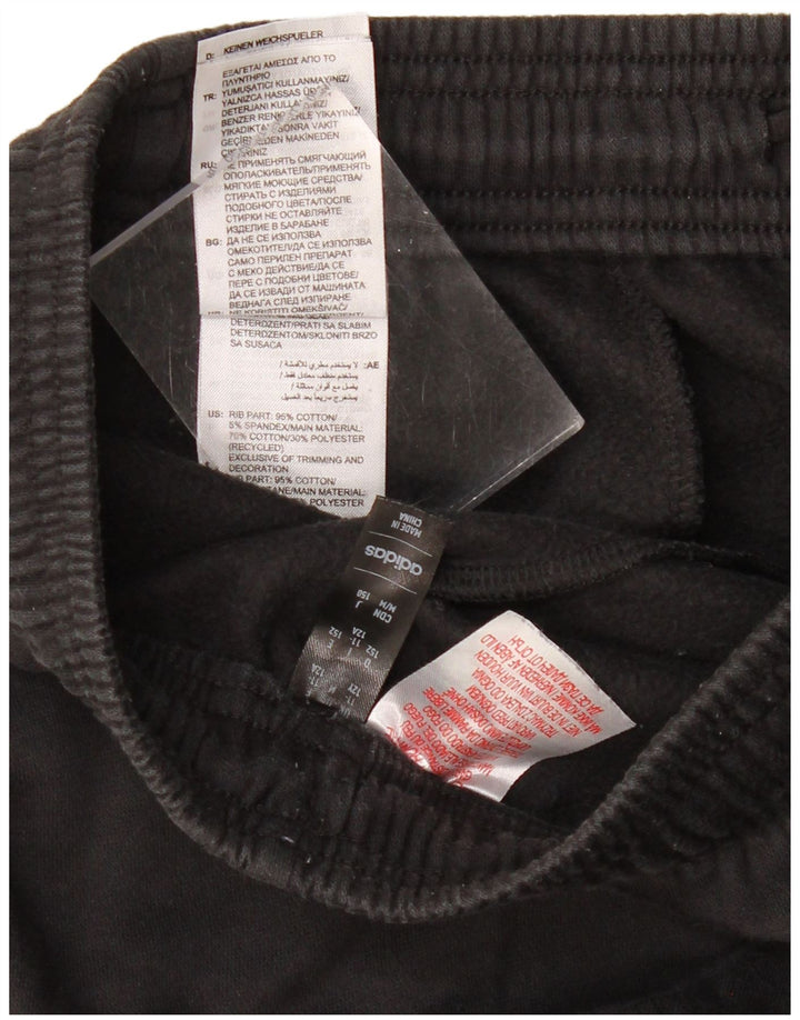 ADIDAS Pantalones de chándal para niño Joggers 11-12 años Negro Algodón
