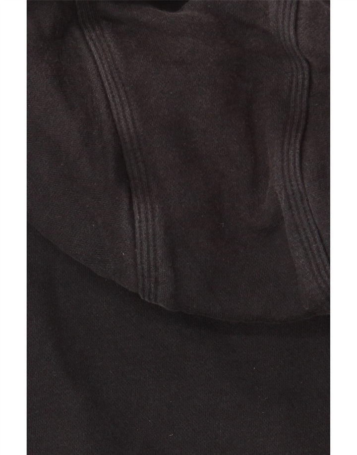 Nike - Sudadera con capucha y cremallera para hombre, talla pequeña, algodón negro