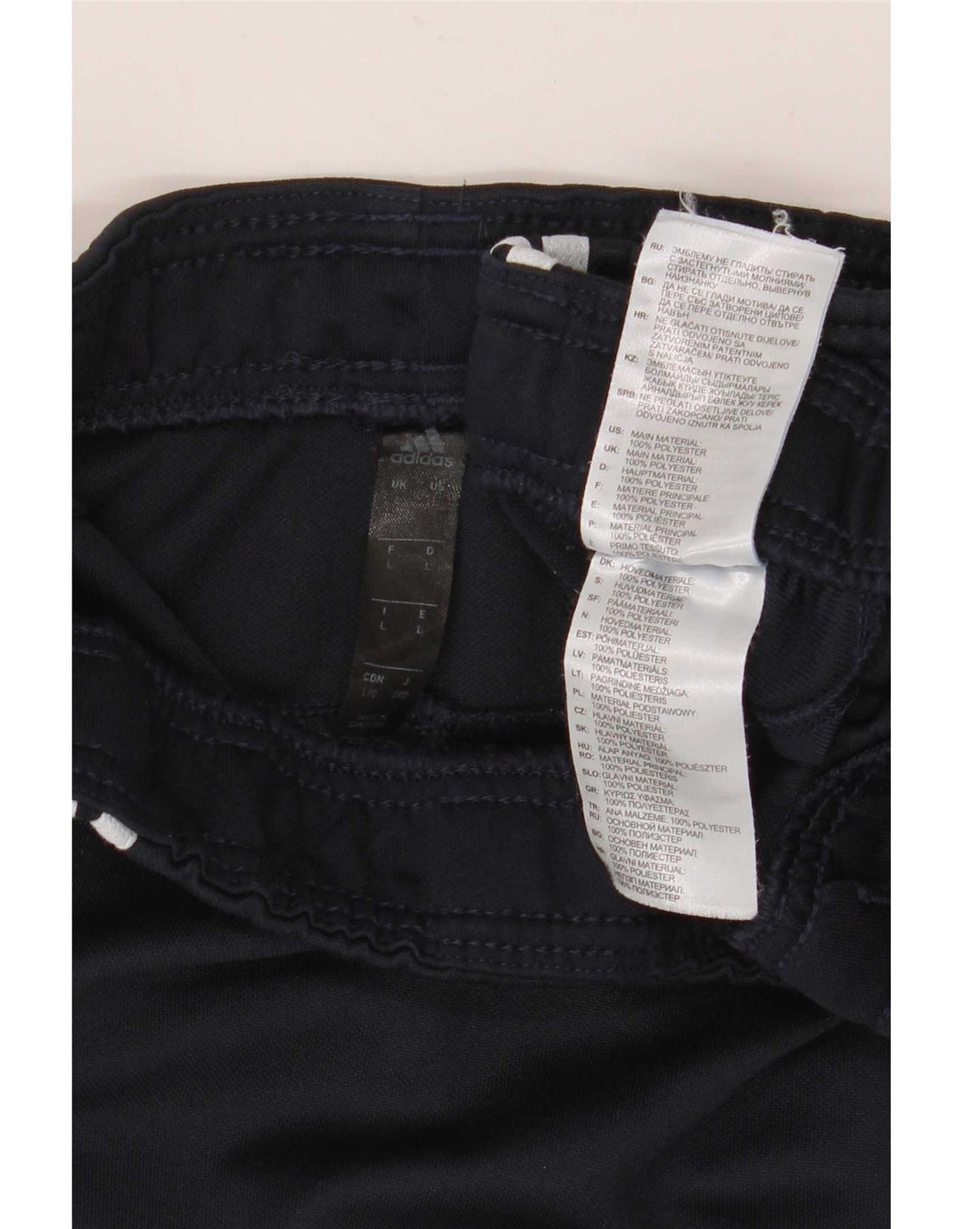 Pantalón De Chándal Adidas Hombre Grande Azul Marino Poliéster