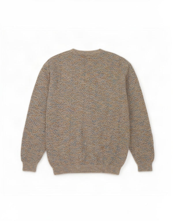 Suspense Mens Boat Neck Jumper Sweater IT 48 Medium Multicoloured Flecked