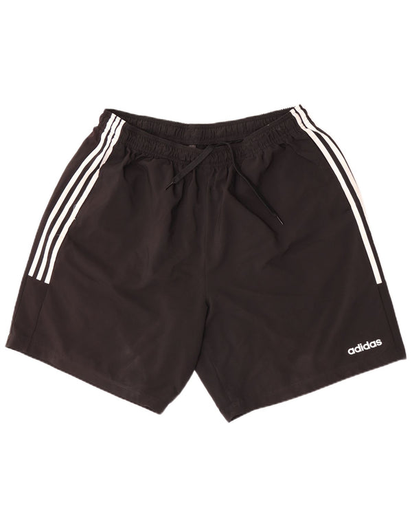Adidas Pantalones cortos deportivos para hombre 2XL Poliéster negro