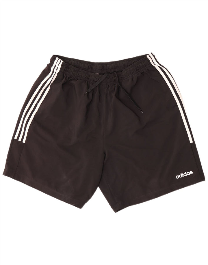 Adidas Pantalones cortos deportivos para hombre 2XL Poliéster negro