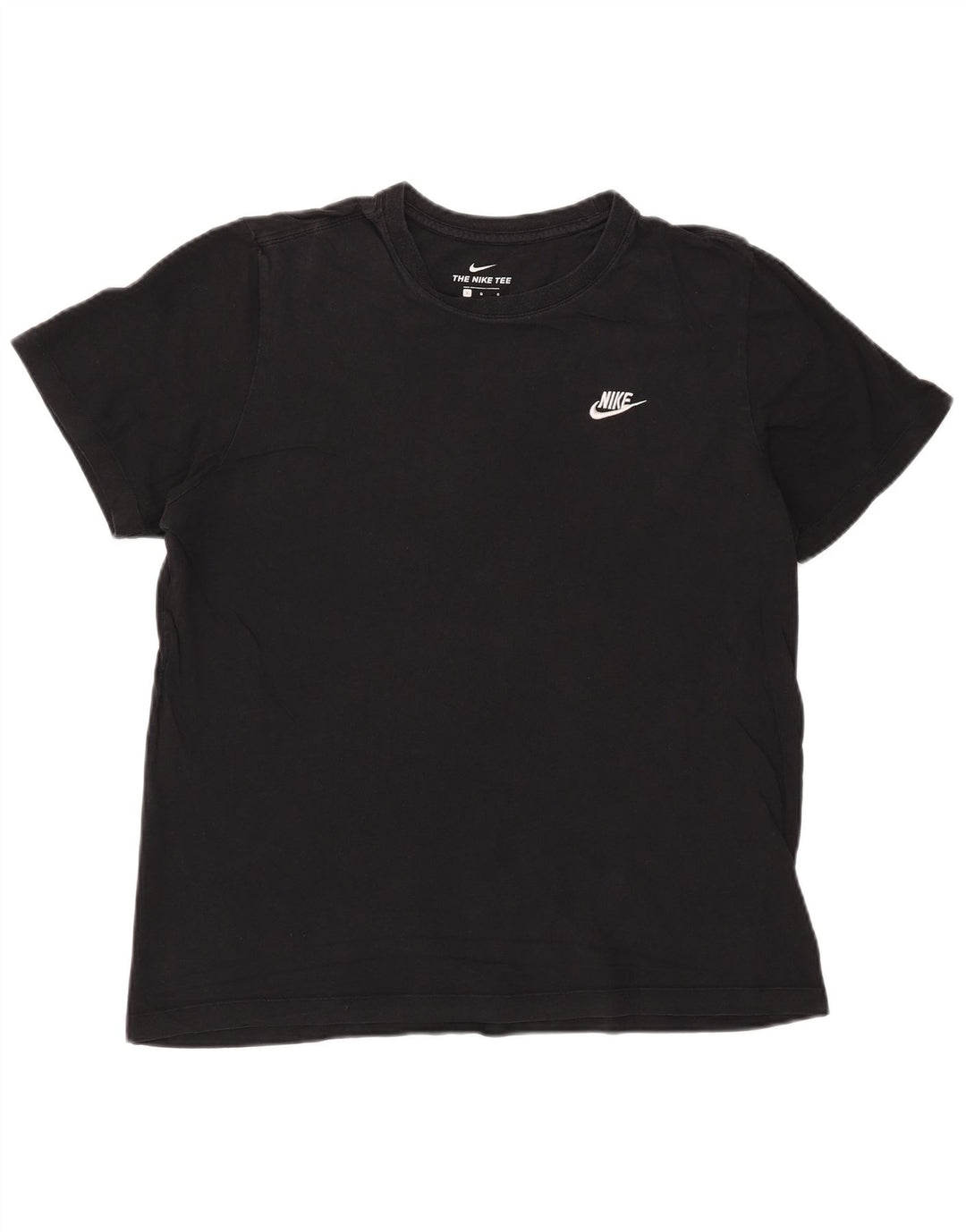 Camiseta NIKE para hombre, talla grande, negra