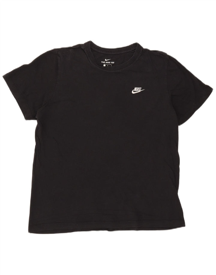 Camiseta NIKE para hombre, talla grande, negra
