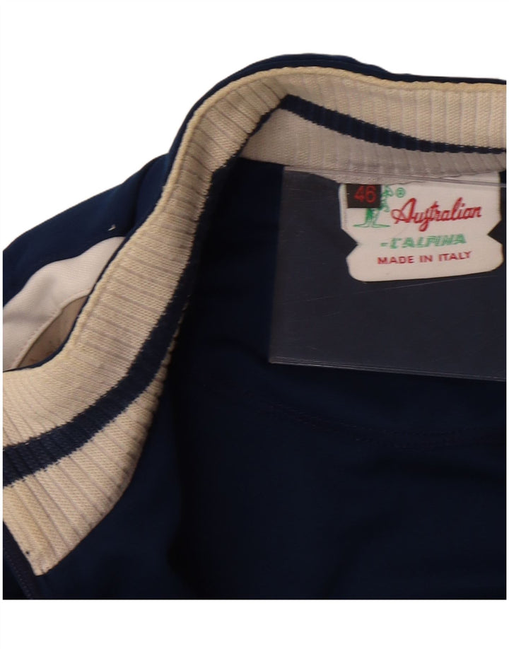 AUSTRALIAN L'ALPINA Chaqueta superior de chándal para hombre IT 46 Poliéster azul pequeño