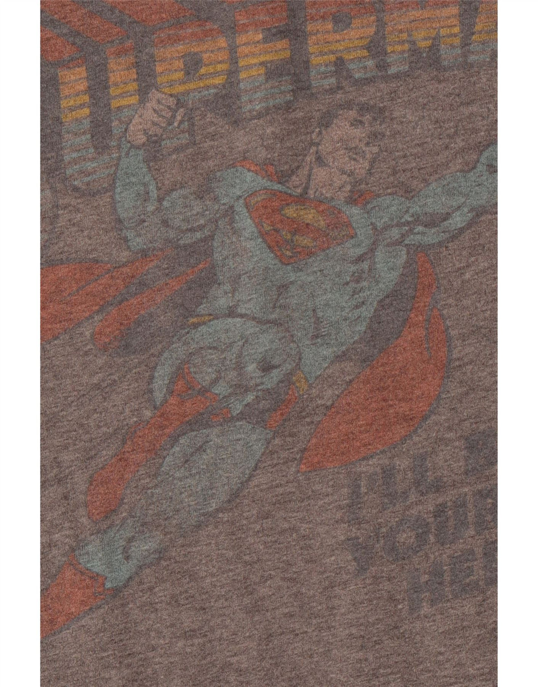 ABERCROMBIE & FITCH Camiseta con gráfico muscular para hombre Top de algodón gris medio