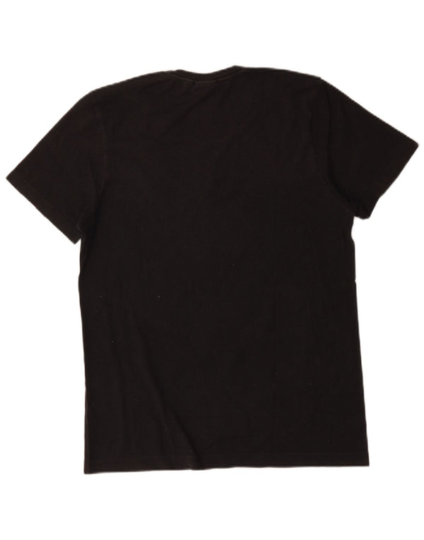 Adidas - Camiseta gráfica para hombre, talla mediana, algodón negro