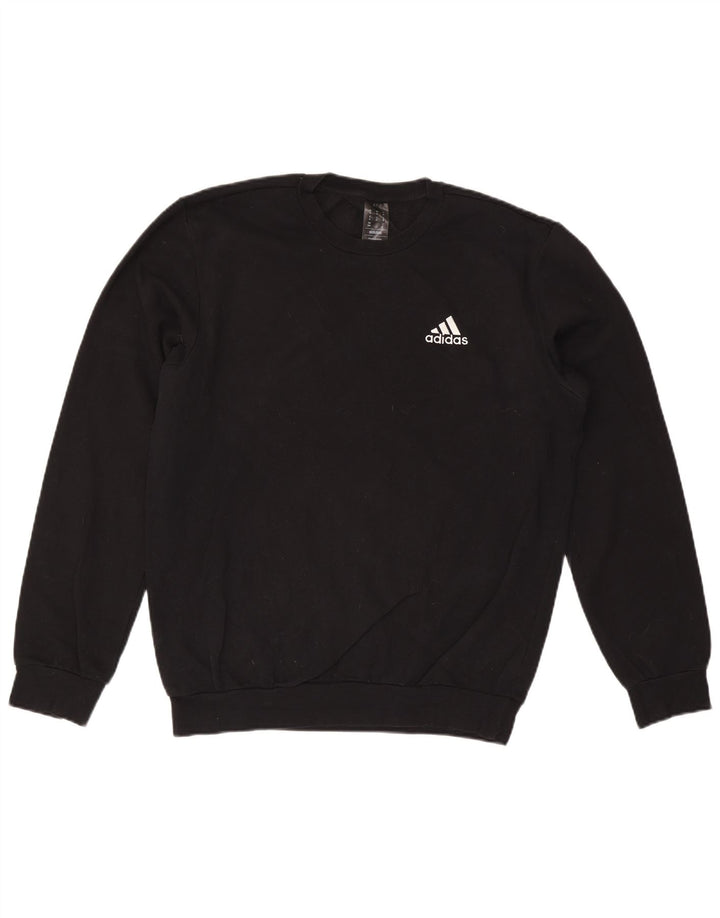 ADIDAS Hombre Sudadera Jumper Mediano Negro Algodón