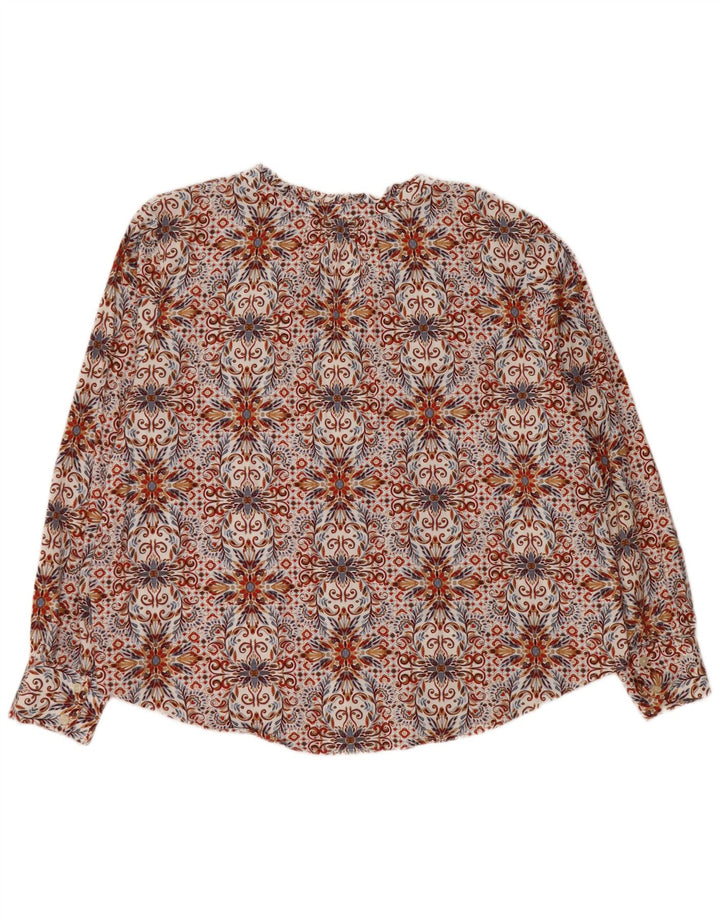 LOFT Blusa tipo camisa para mujer UK 40 XL Algodón Paisley multicolor