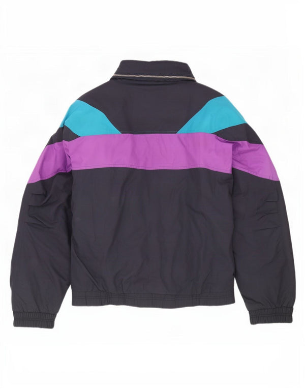 Sergio Tacchini Chaqueta de esquí para hombre UK 38 Medium Azul marino Colorblock Sports