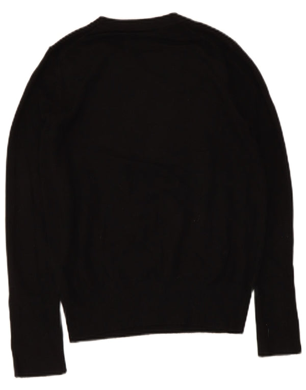 Zara - Jersey con cuello barco para mujer, talla 40, talla M, color negro