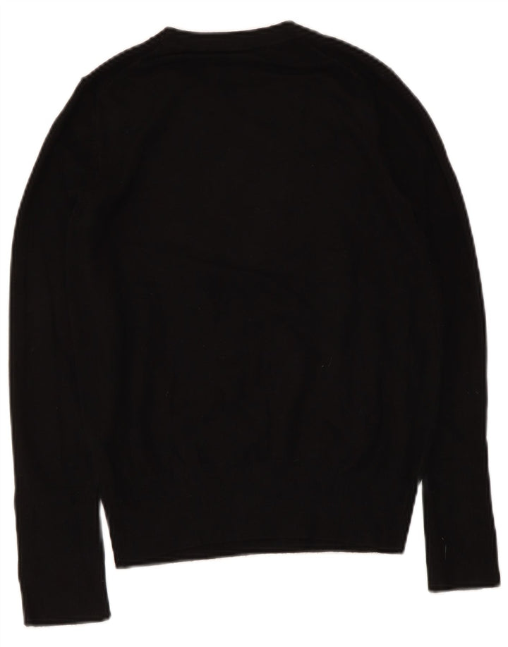 Zara - Jersey con cuello barco para mujer, talla 40, talla M, color negro