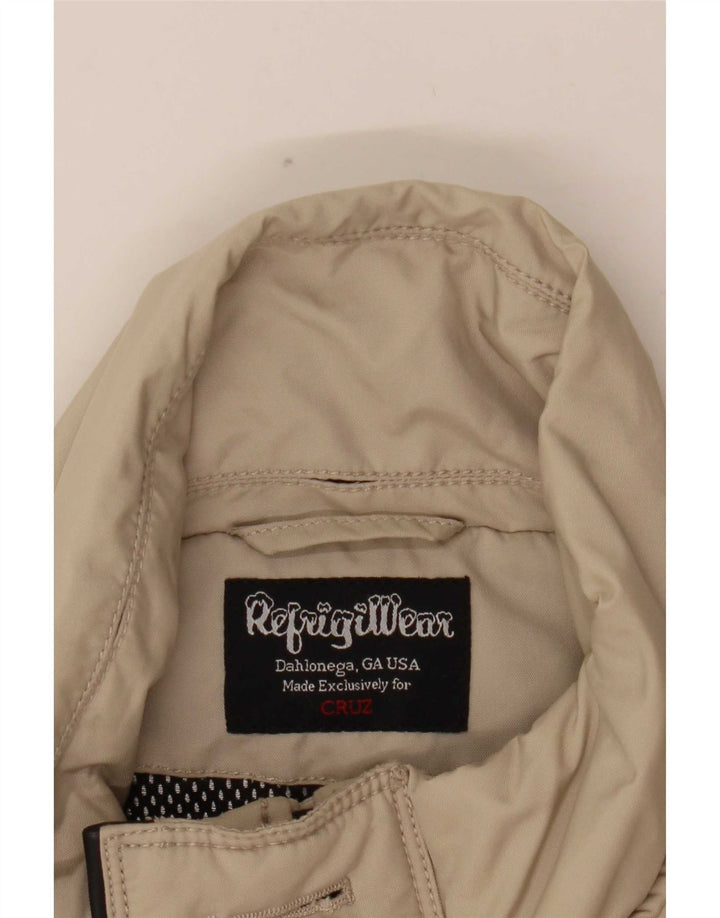 Refrigiwear Chaqueta impermeable para hombre UK 38 Medium Beige Nylon