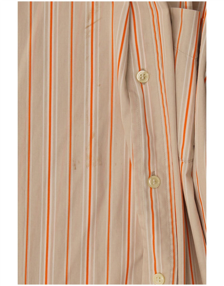 Murphy & Nye Camisa para hombre Algodón a rayas beige medio
