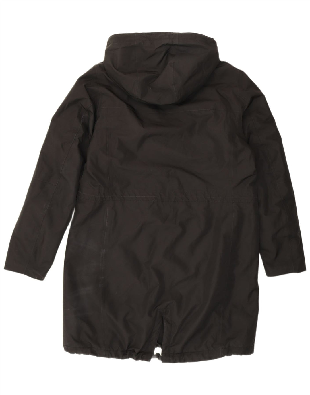 Helly Hansen Parka con capucha para mujer, talla 44, nailon negro grande
