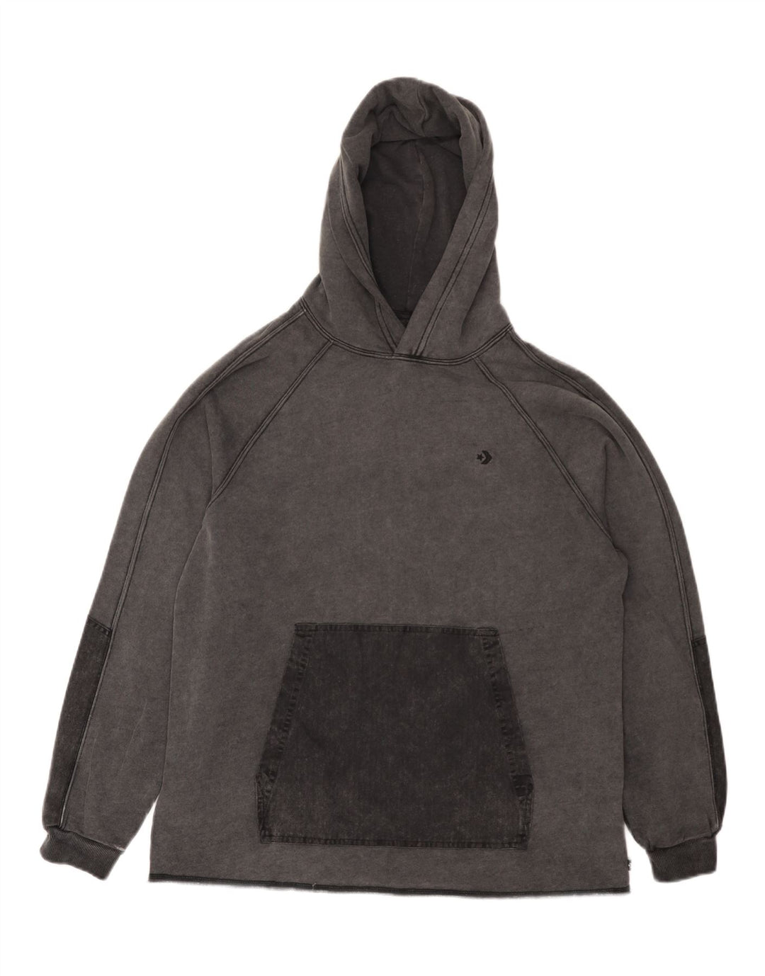 Converse Hombre Sudadera con capucha Jumper Small Gris Algodón
