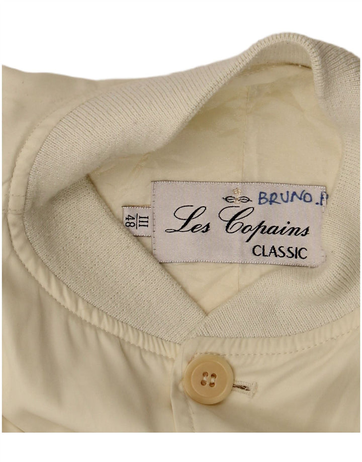 Les Copains Chaqueta Bomber Hombre IT 48 Medium Off White