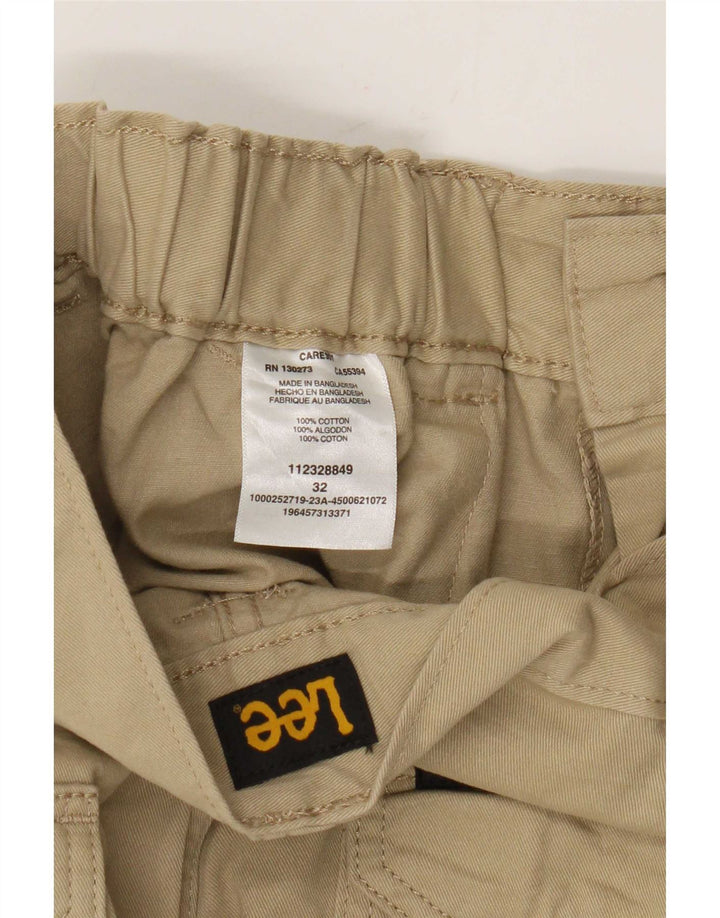 Pantalones cortos tipo cargo Lee para hombre W32 Algodón beige medio