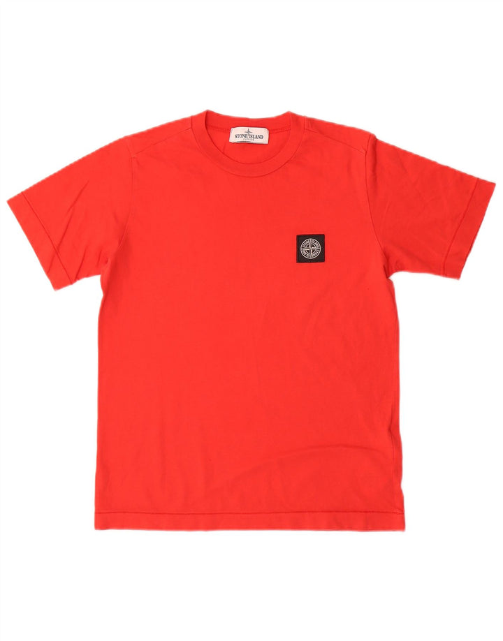 Stone Island Camiseta Niño Top 9-10 Años Rojo Algodón