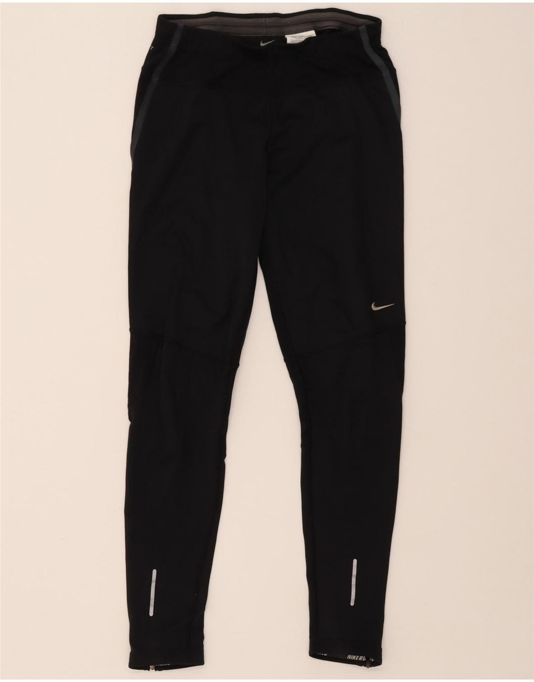 NIKE Womens Dri Fit Leggings UK 6 XS Black Polyester Vintage Nike and Second-Hand Nike from Messina Hembry 