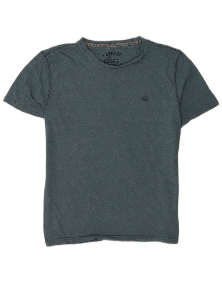 Camiseta para hombre Fat Face Top grande de algodón verde