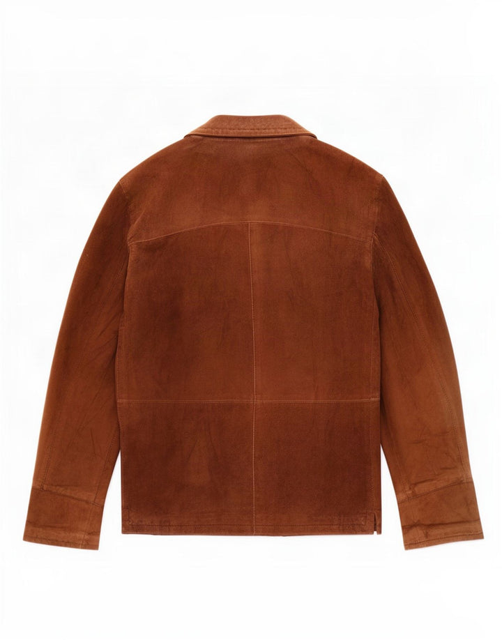 Chaqueta de ante vintage para mujer IT 44 Cuero beige medio