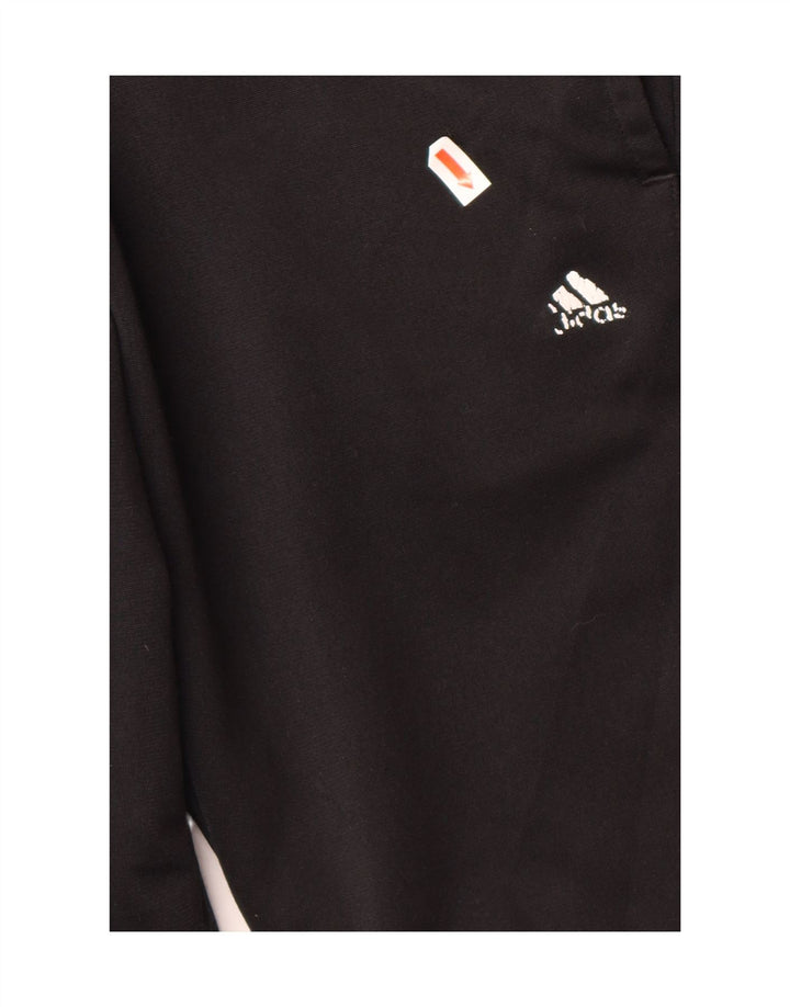 ADIDAS Womens Tracksuit Trousers UK 8/10 Small  Black Polyester Vintage Adidas and Second-Hand Adidas from Messina Hembry 
