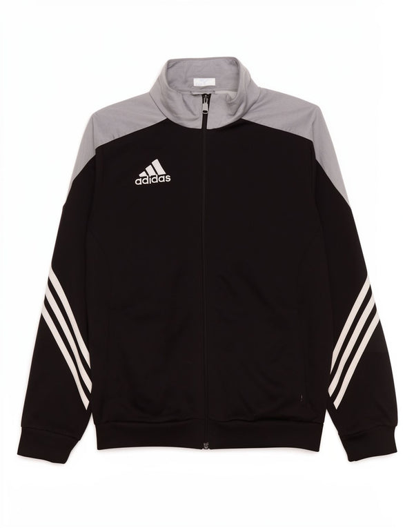 Adidas Chaqueta de chándal para niño 13-14 años XL Negro Colorblock Poliéster
