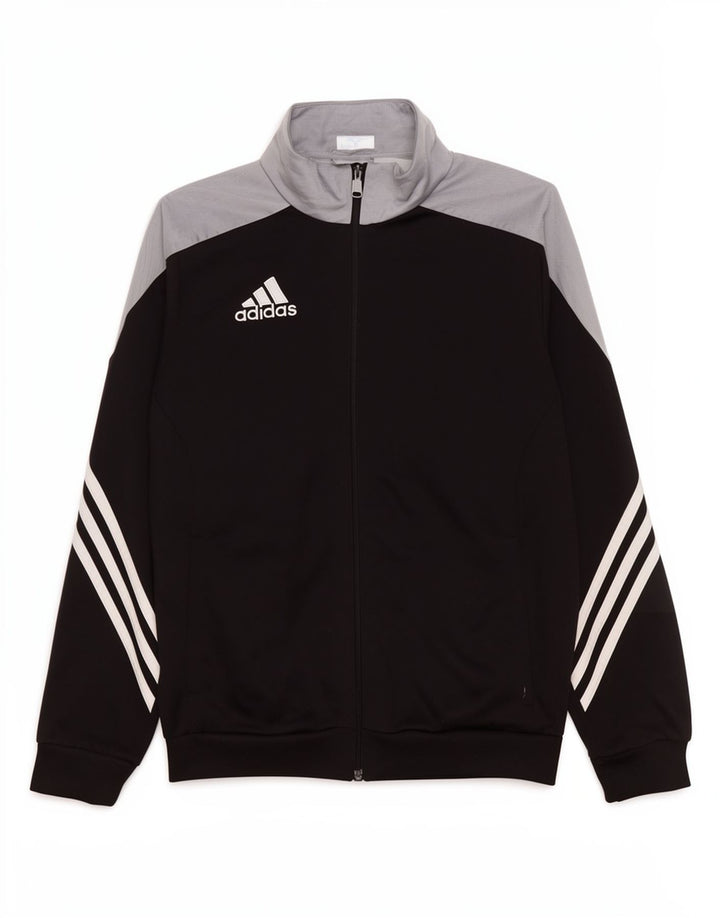 Adidas Chaqueta de chándal para niño 13-14 años XL Negro Colorblock Poliéster