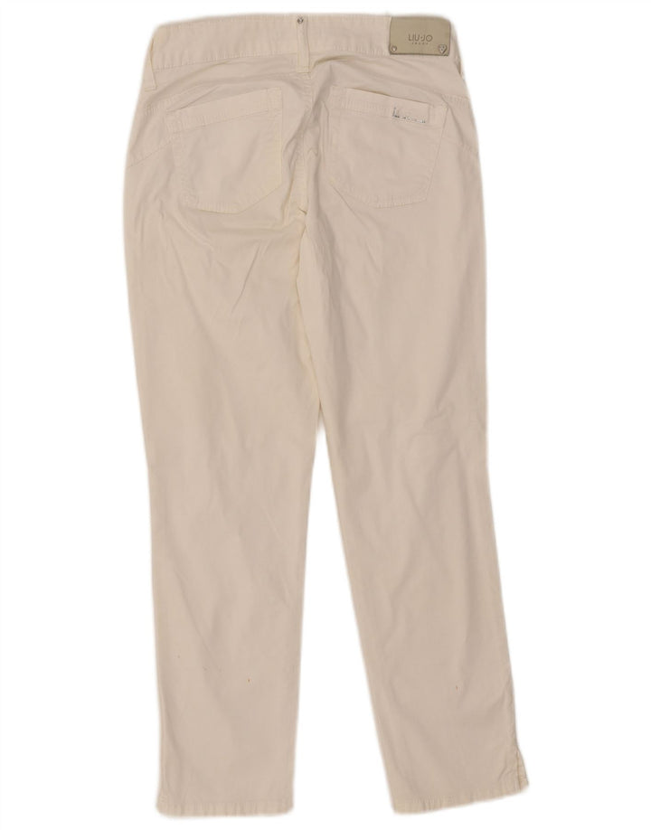 Jeans Ajustados Mujer Liu Jo W28 L26 Algodón Blanco